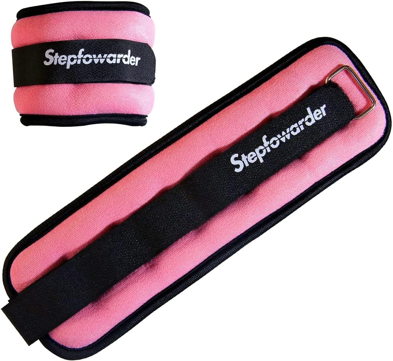 Stepfowarder Ankle/Wrist Weights 0.3-1kg a Pair with Adjustable Strap for Arm, H...