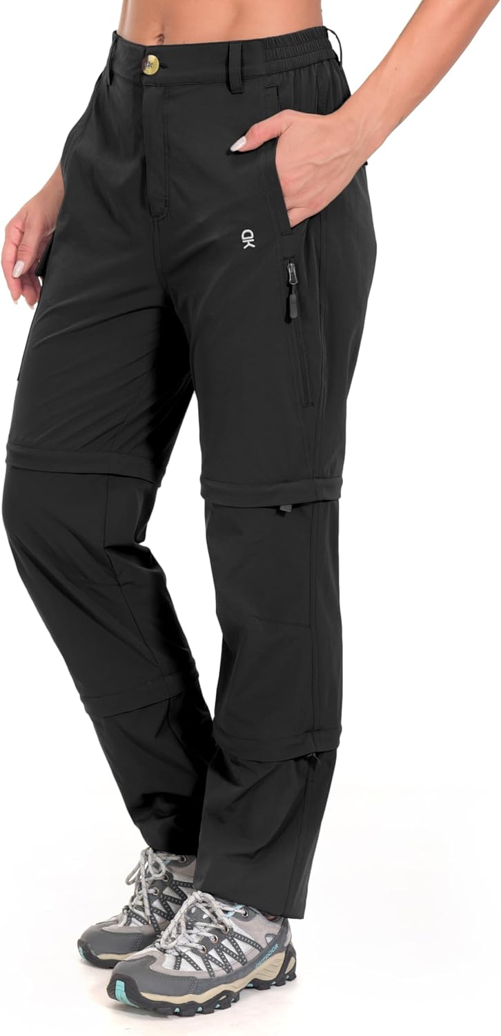 Little Donkey Andy Women's Stretch Convertible Pants, Zip Off Quick Dry Hiking P...
