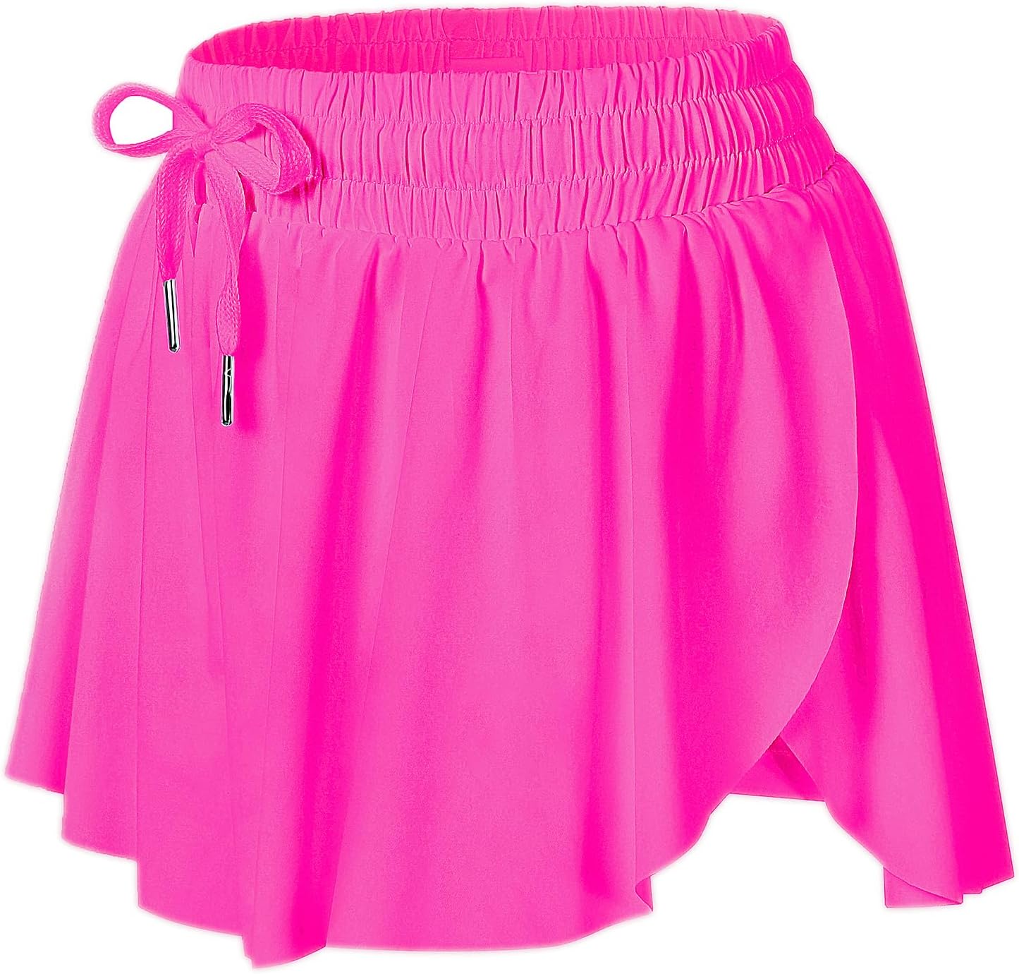 Wsirmet Flowy Shorts for Women Butterfly Shorts 2 in 1 Athletic Workout Gym Bike...