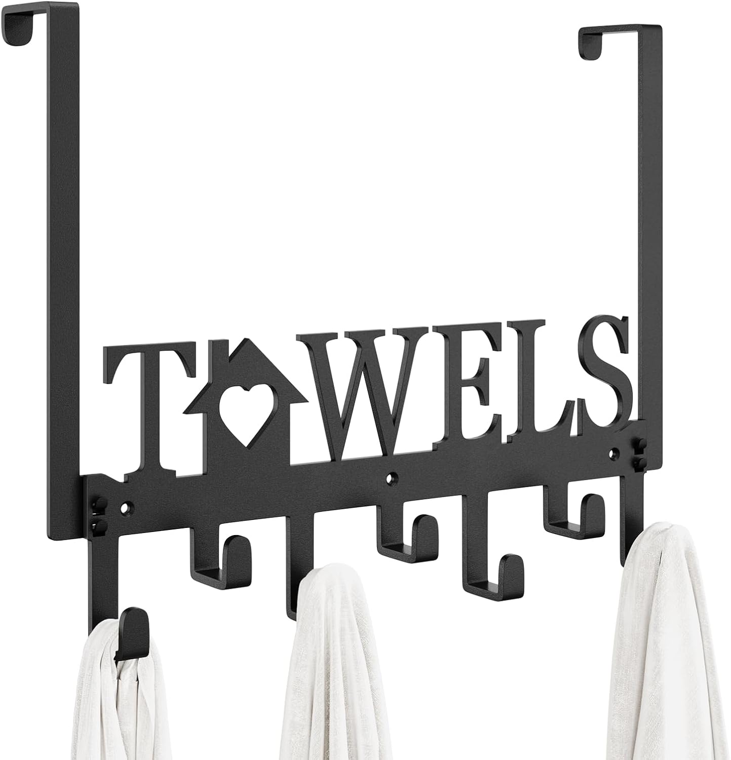 SWTYMIKI Over Door Hooks, Over Door Hanger Without Drilling, Door Hoooks, Heavy...