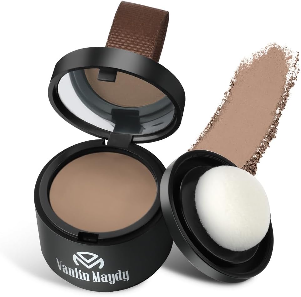 Instantly Hairline Powder, Hair Root Touch Up Powder Conceal Receding Hairline,...
