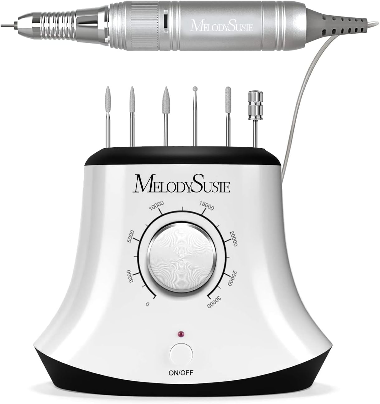 MELODYSUSIE Scarlet Nail Drill 30000RPM, Professional Low Noise, Low Vibration,...