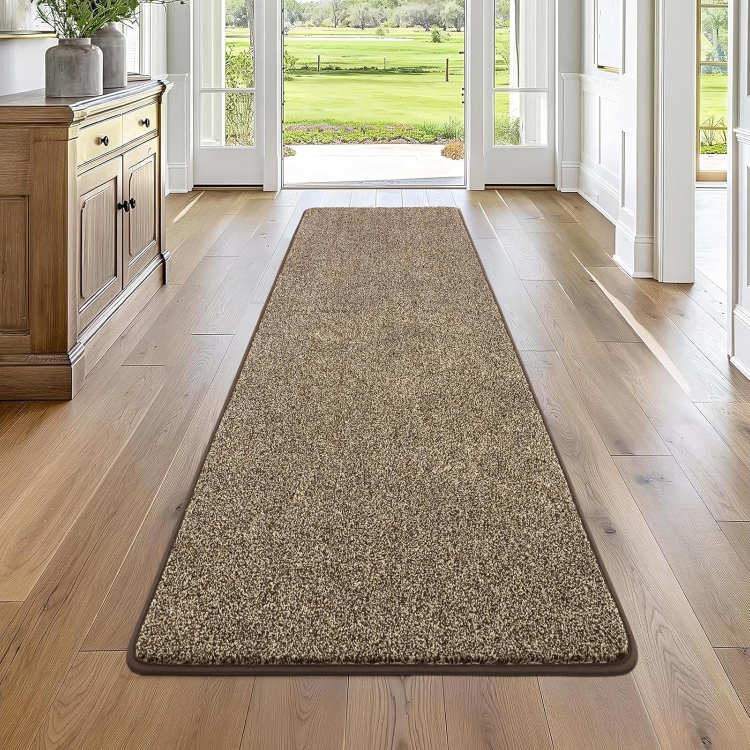 Pauwer Hallway Runner Rugs, Special Non Slip Machine Washable Long Kitchen Carpe...