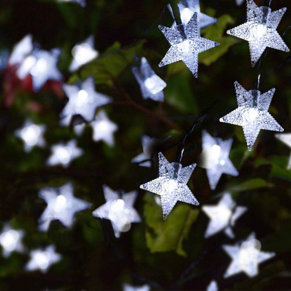 FANSIR Solar String Lights, Special Garden Star Fairy Lights, Innovative Solar P...
