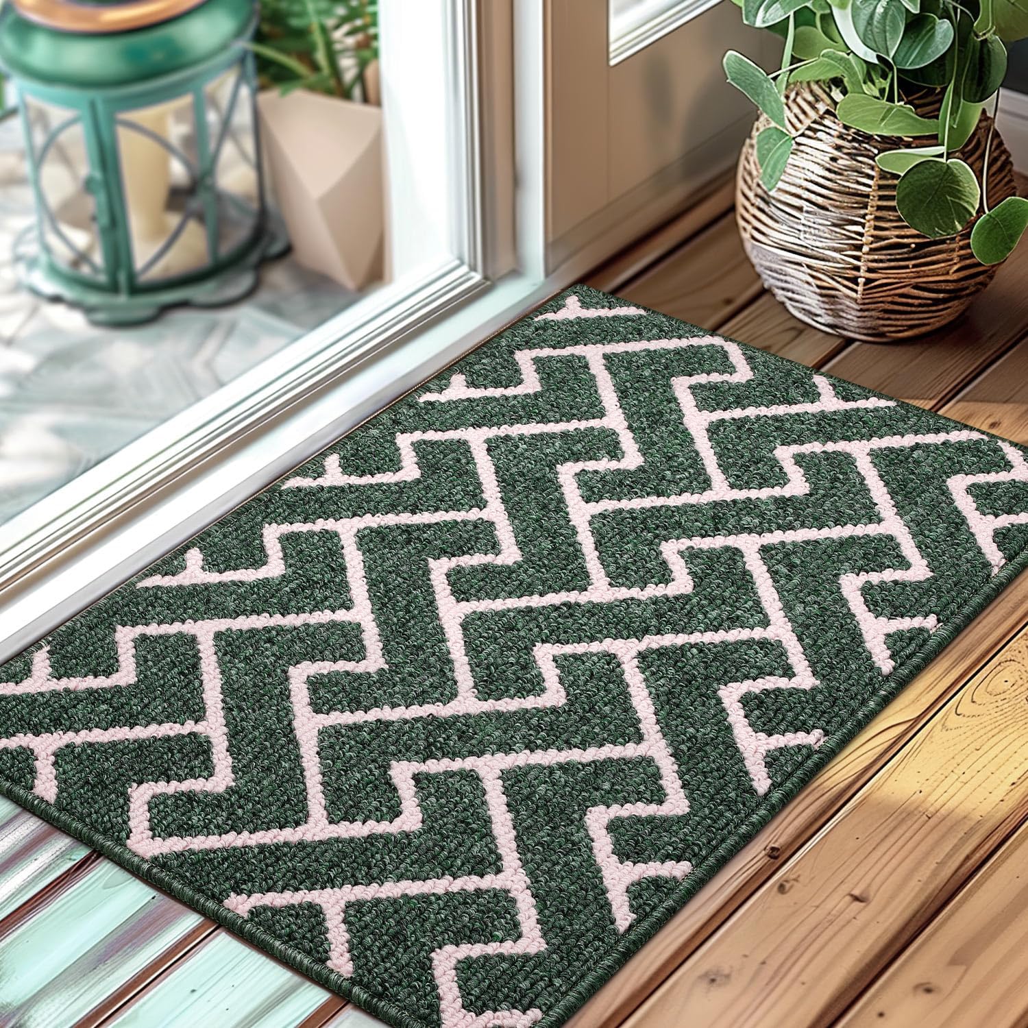 Biscpro Indoor Door Mat, Special Door Mat with Non Slip Backing, Innovative Dirt...