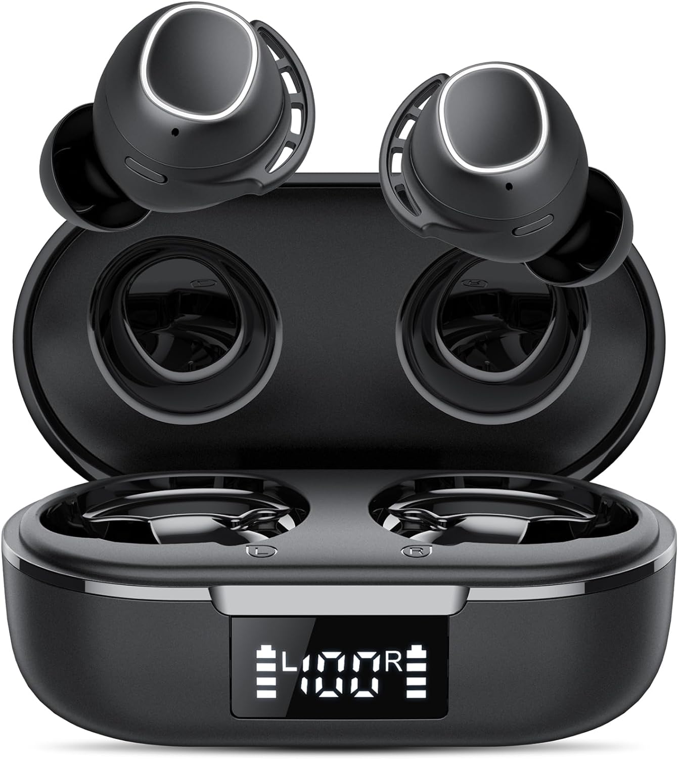 FAMOO Wireless Earbuds, Bluetooth 5.3 Headphones w...