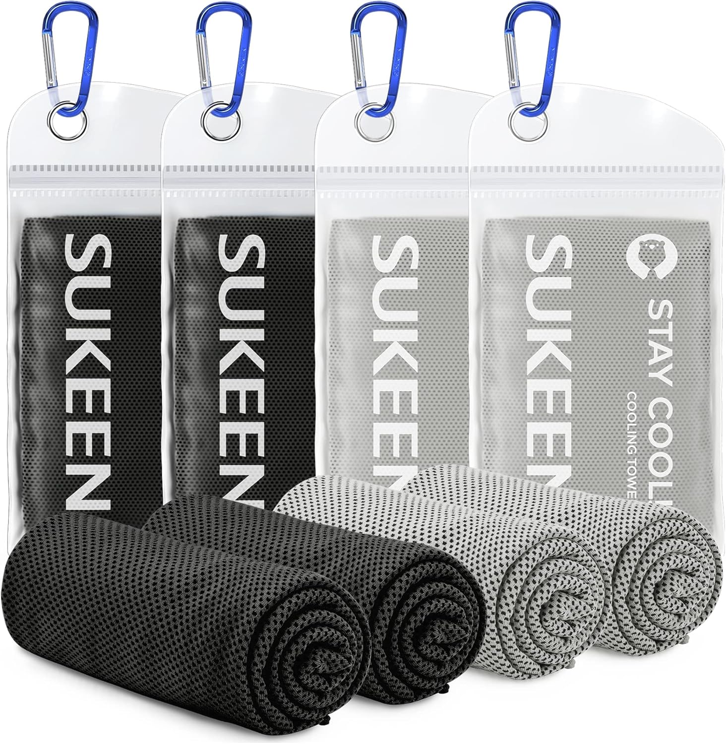 Sukeen Cooling Towel, Innovative Microfiber Bulk Cooling Towels for Athletes, Sp...