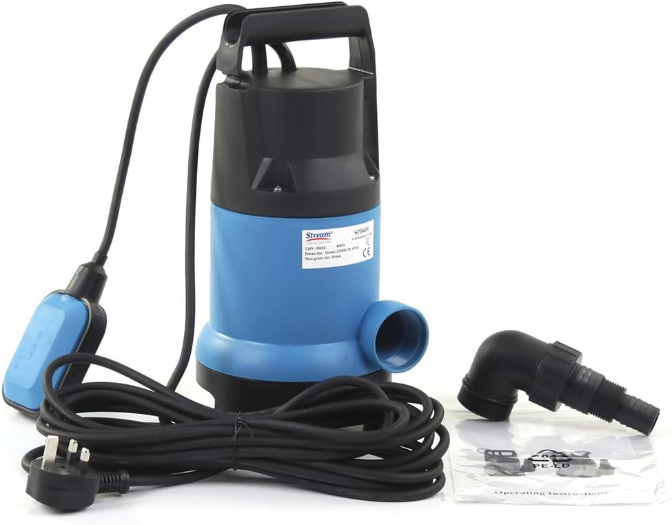 400W 7500L/H Submersible Water Pump, Water Pump to Empty Hot Tube, Electric Subm...