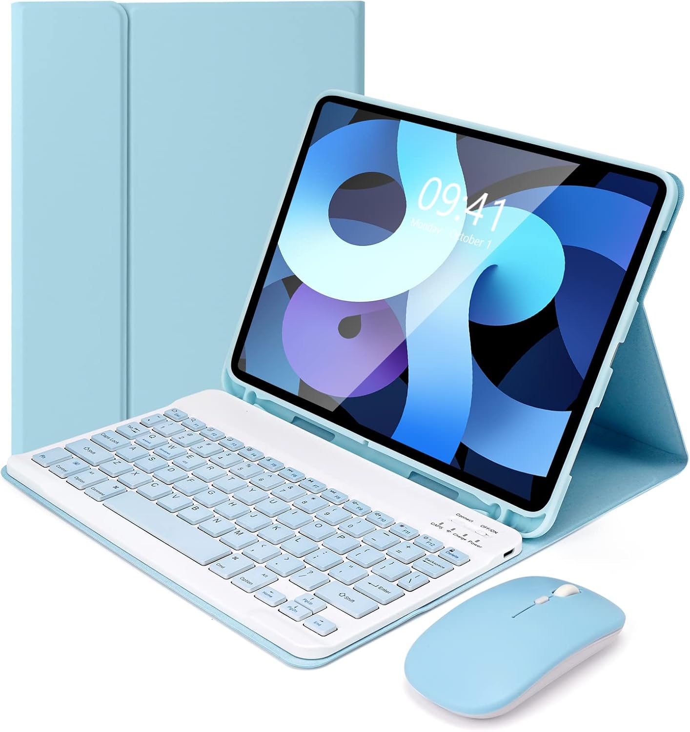 Lively Life Bluetooth Keyboard Case with Mouse, Special Keyboard Case for iPad A...