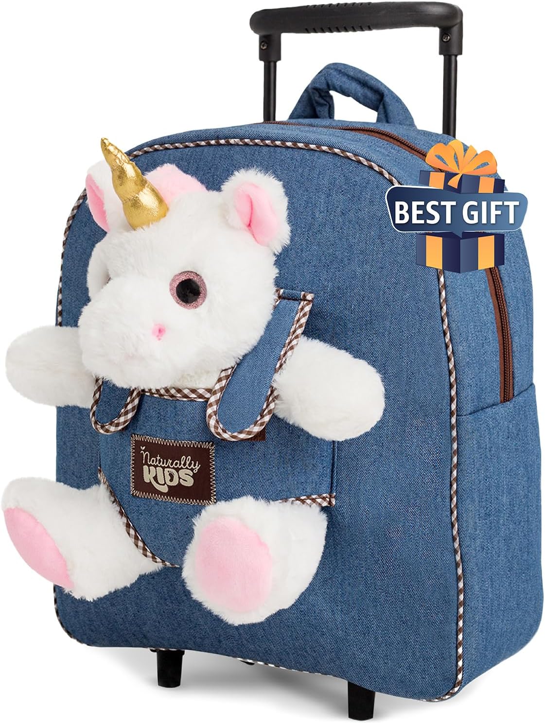 Naturally KIDS Toddler Backpack, Special Backpack with Stuffed Animals, Unique T...