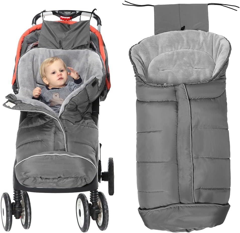 Cosy Toes Footmuff for Baby Pushchair Winter Outdoor Prams Footmuff with Drawstr...