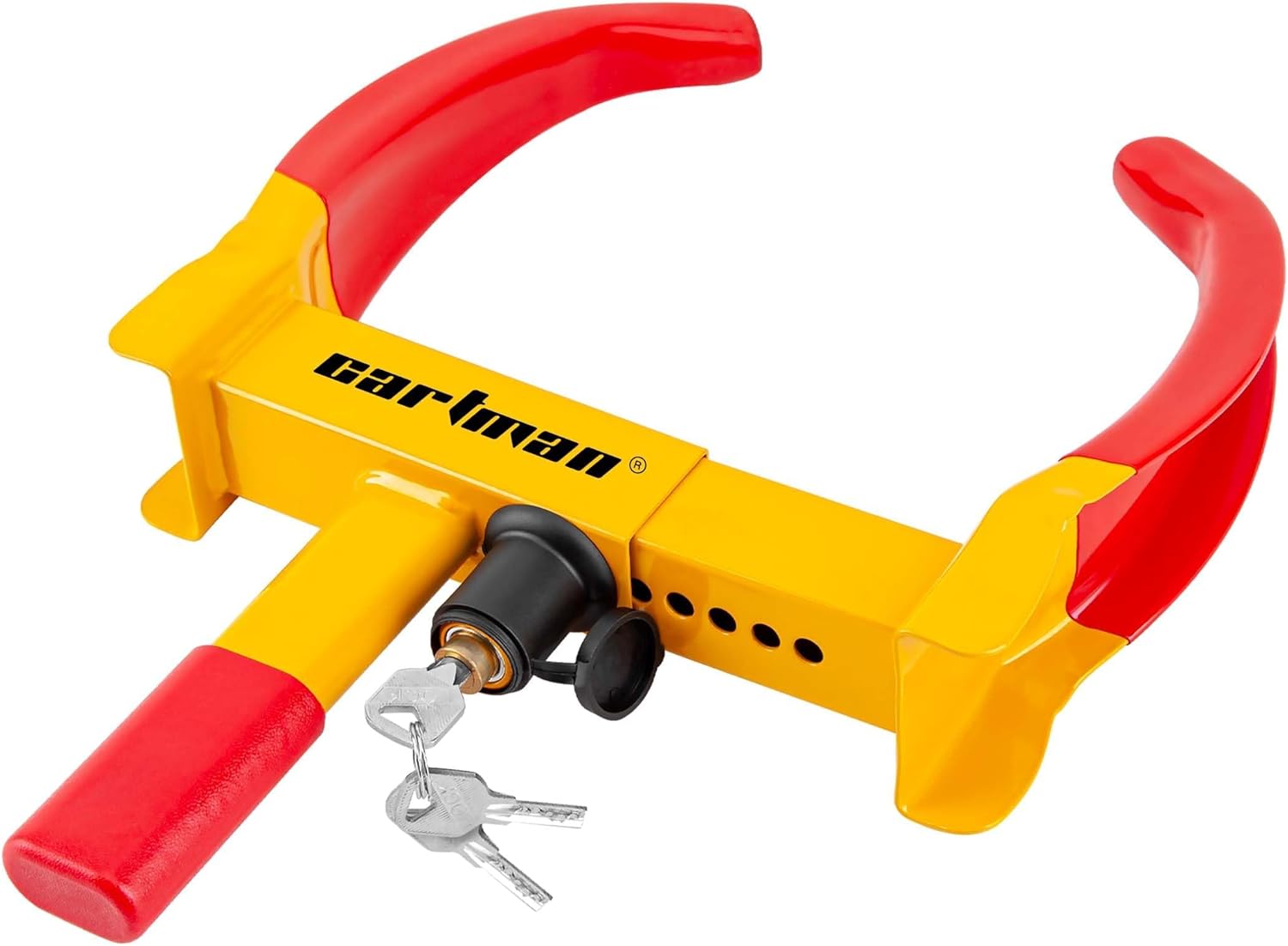 CARTMAN Heavy Duty Trailer Lock, Special Security Tire Lock for Trailers SUV Boa...