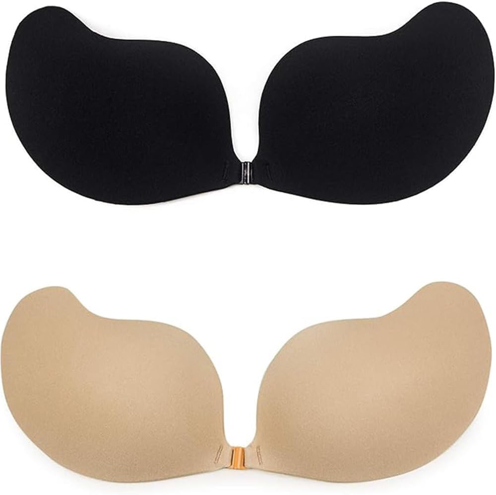FLORATA Women's Strapless Bra, Special Self Adhesive Reusable Bra, Innovative Pa...