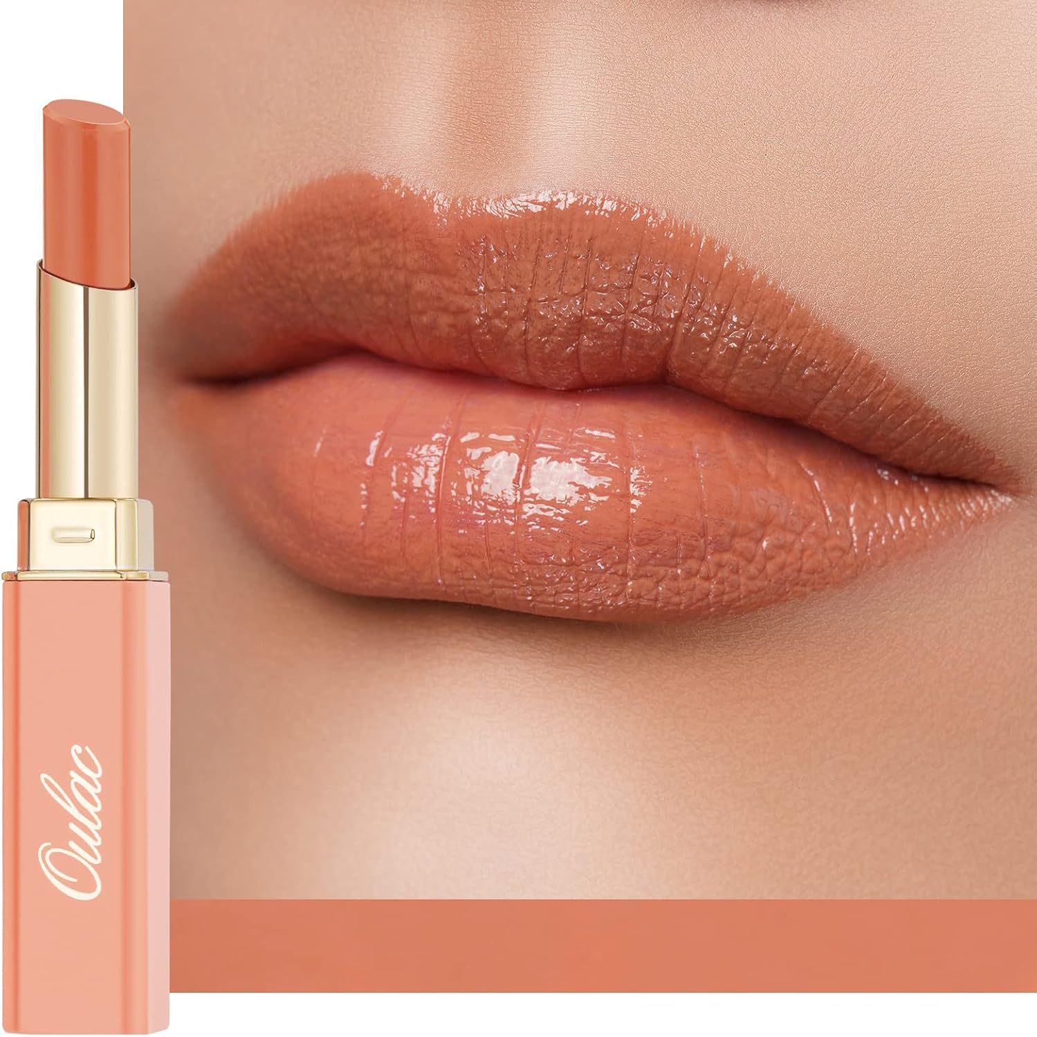 Oulac Moisturizing Lipstick, Special Lipstick in Nude Peach, Innovative Moisture...