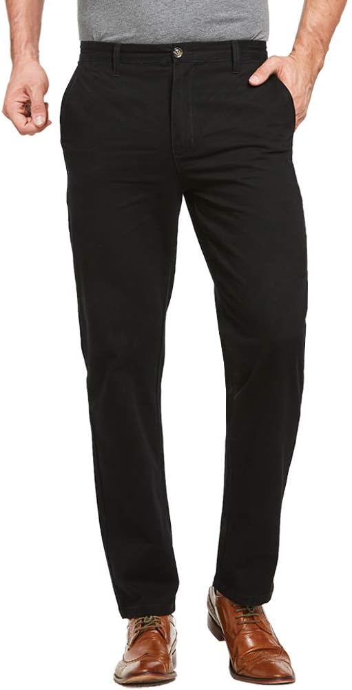 JustSun Chino Trousers for Men Casual Chinos Regular Fit Smart Pants 32W / 32L B...