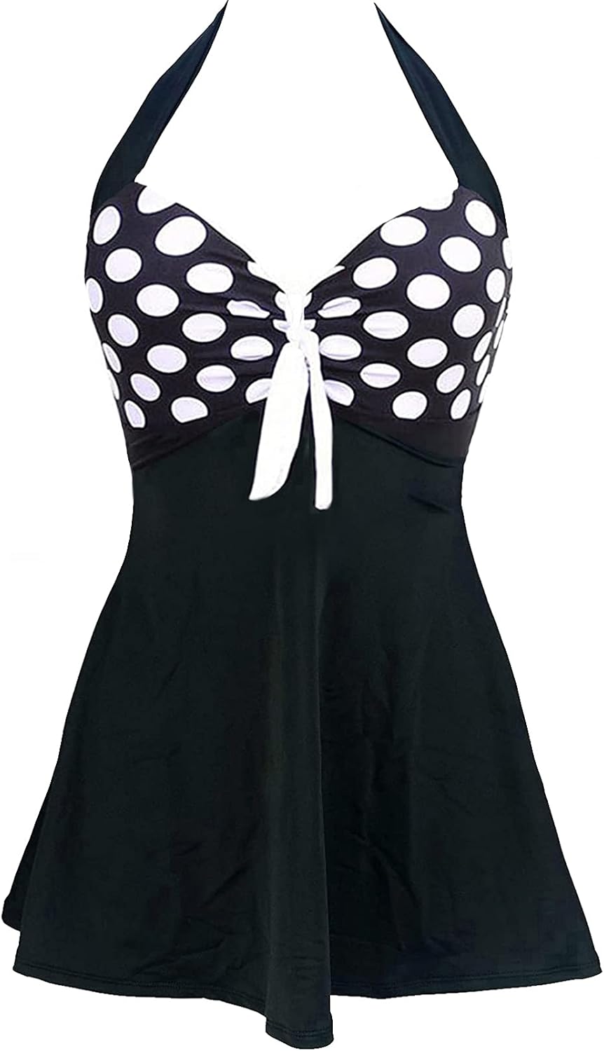 Sixyotie Women's Plus Size Swimsuit, Special One Piece Swim Dress with Skirt, In...