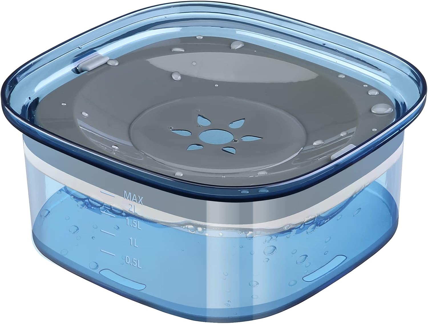 PETTOM Dog Water Bowl No Spill Splash Free Pet Floating Water Bowl, No Mess Dog...