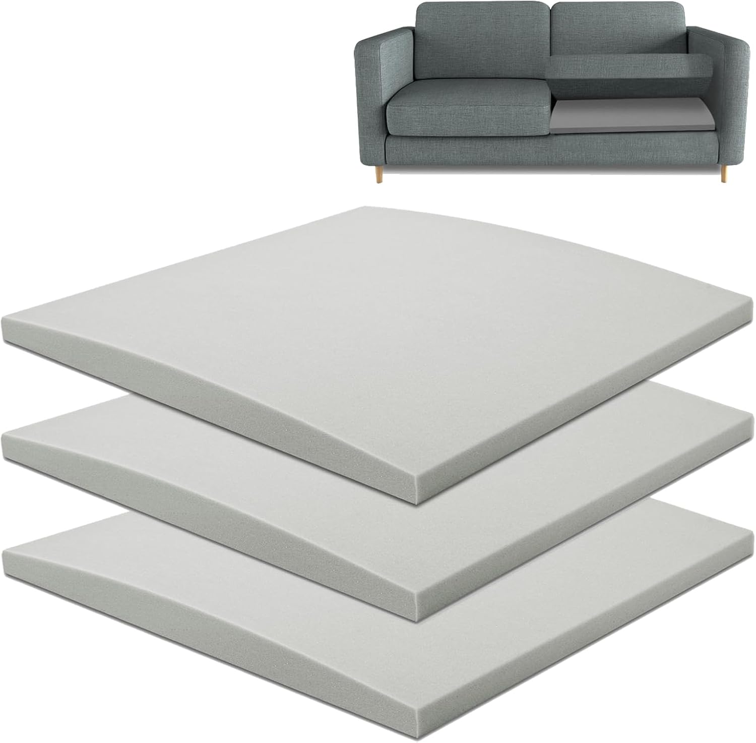 baibu Sofa Saver & Sponge Sofa Support Pad for Enhanced Comfort,Couch Sofa Seat...