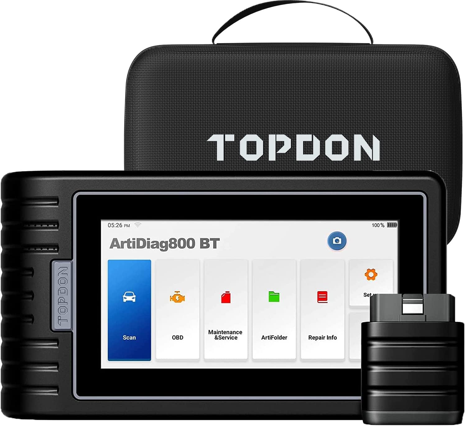 Topdon ArtiDiag800BT OBD2 Scanner Bluetooth Car Diagnostic Tool with Full System...
