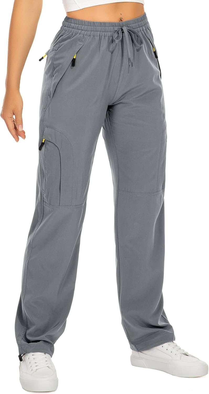 mosingle Women's Walking Cargo Trousers Lightweight Quick Dry UPF 50 Hiking Pant...