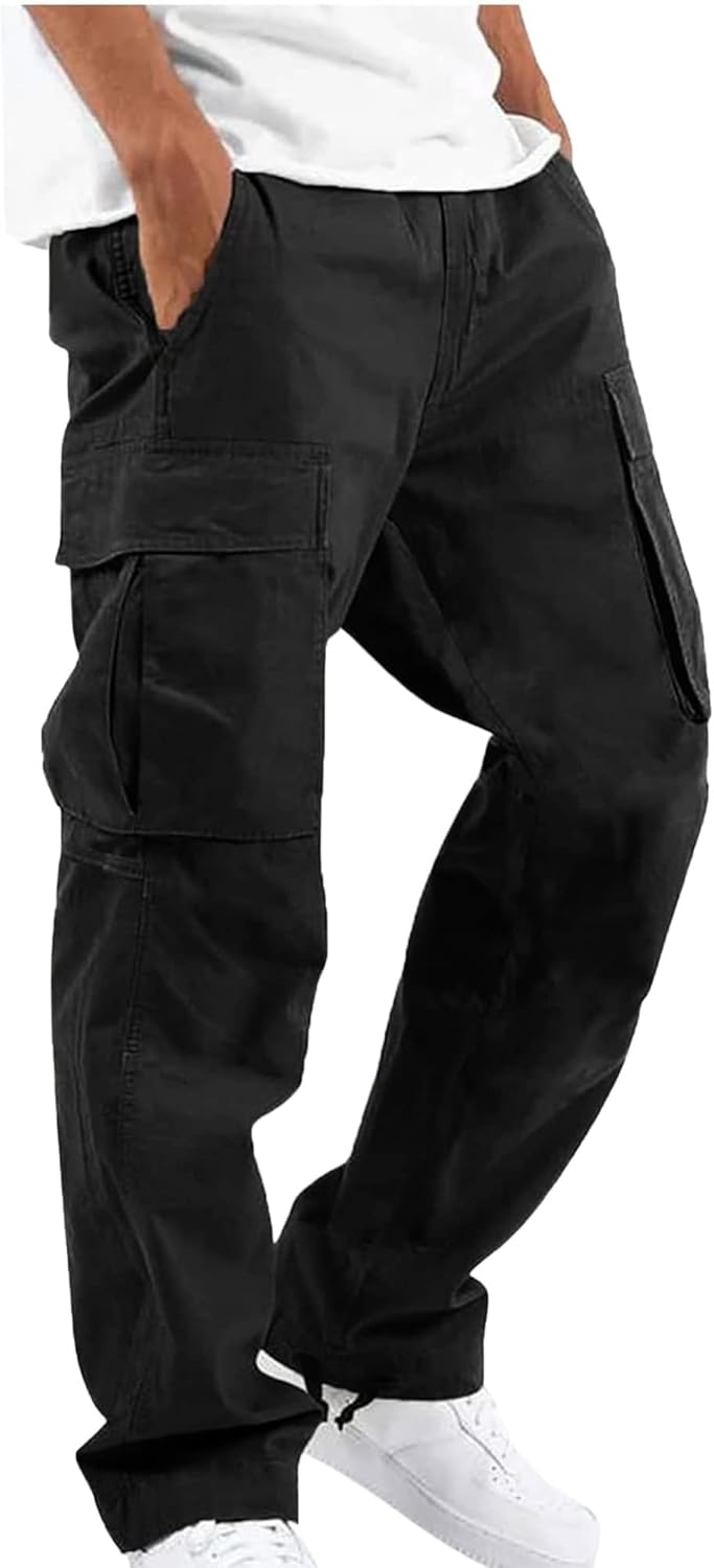 YAOHUOLE Men's Cargo Pants, Special Casual Cotton Stretchy Trousers, Innovative...