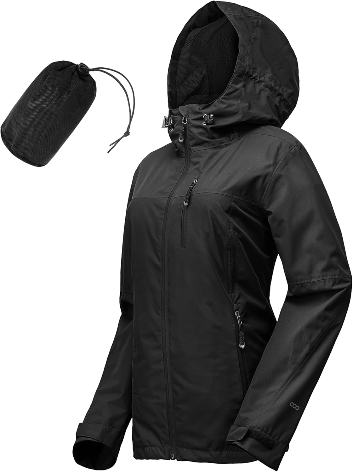 33,000ft Women's Rain Jacket, Special Waterproof Packable Jacket, Lightweight Br...