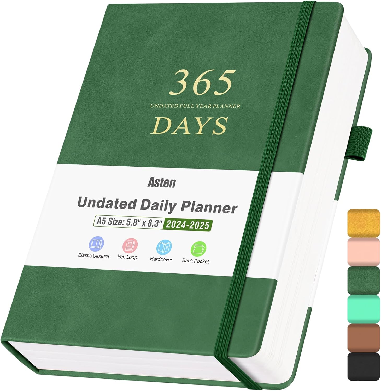 Planner, Undated Daily Planner with To Do List, 365 Days Planner for ADHD Adult,...