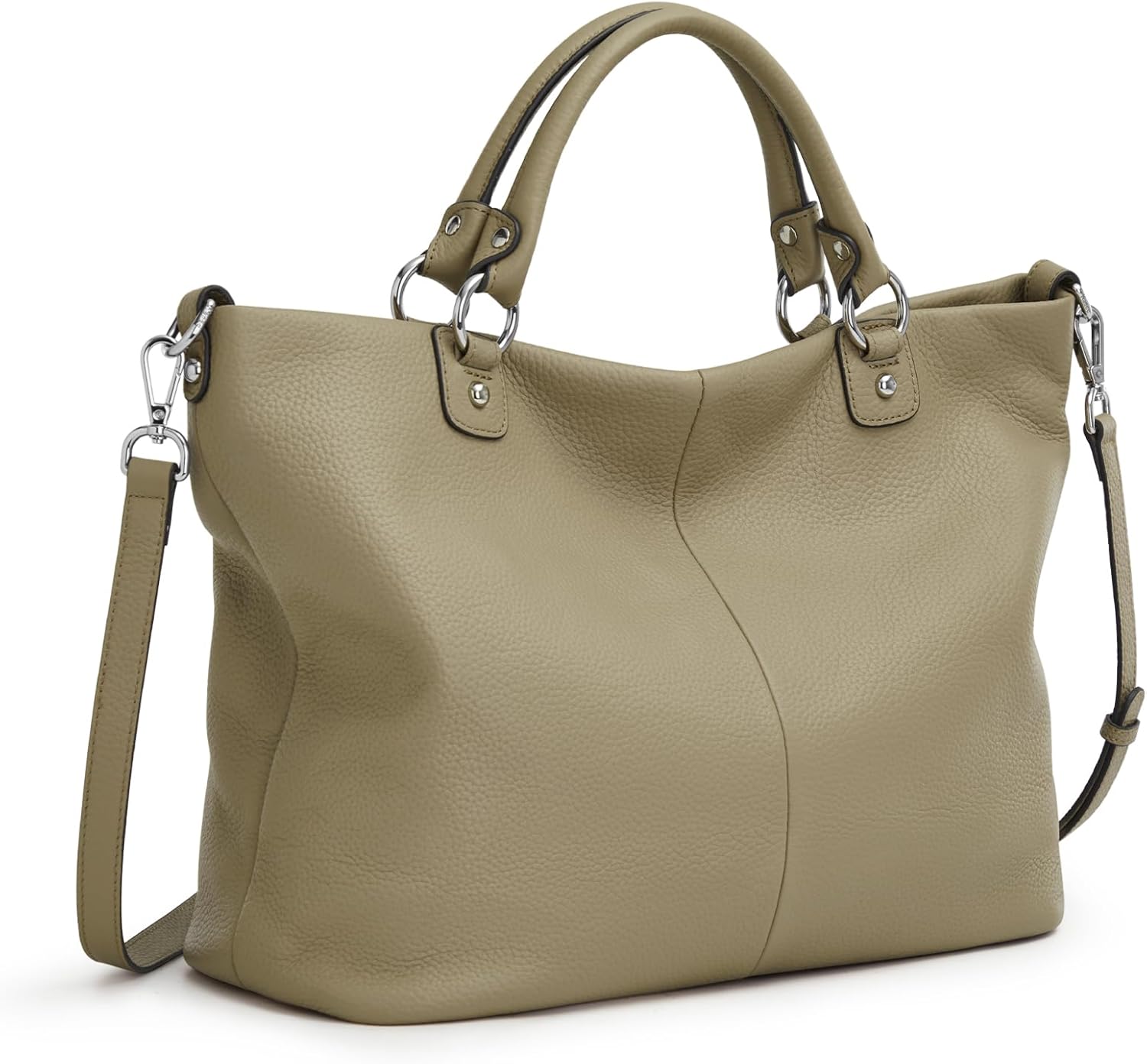 Kattee Women's Soft Genuine Leather Tote Bag, Special Top Satchel Purses and Han...