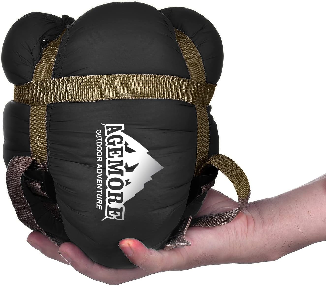 Agemore Ultra-light Warm Weather Rectangular Sleeping Bag, 75" L x 30" W, Lightw...