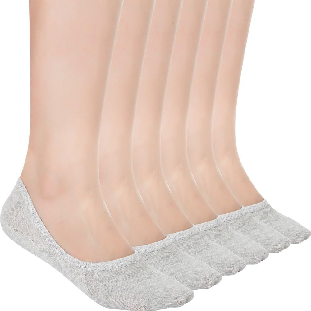 Losa Kute 6 Pairs Women’s Casual No Show Socks, Special Anti-Slip Socks, Comfort...