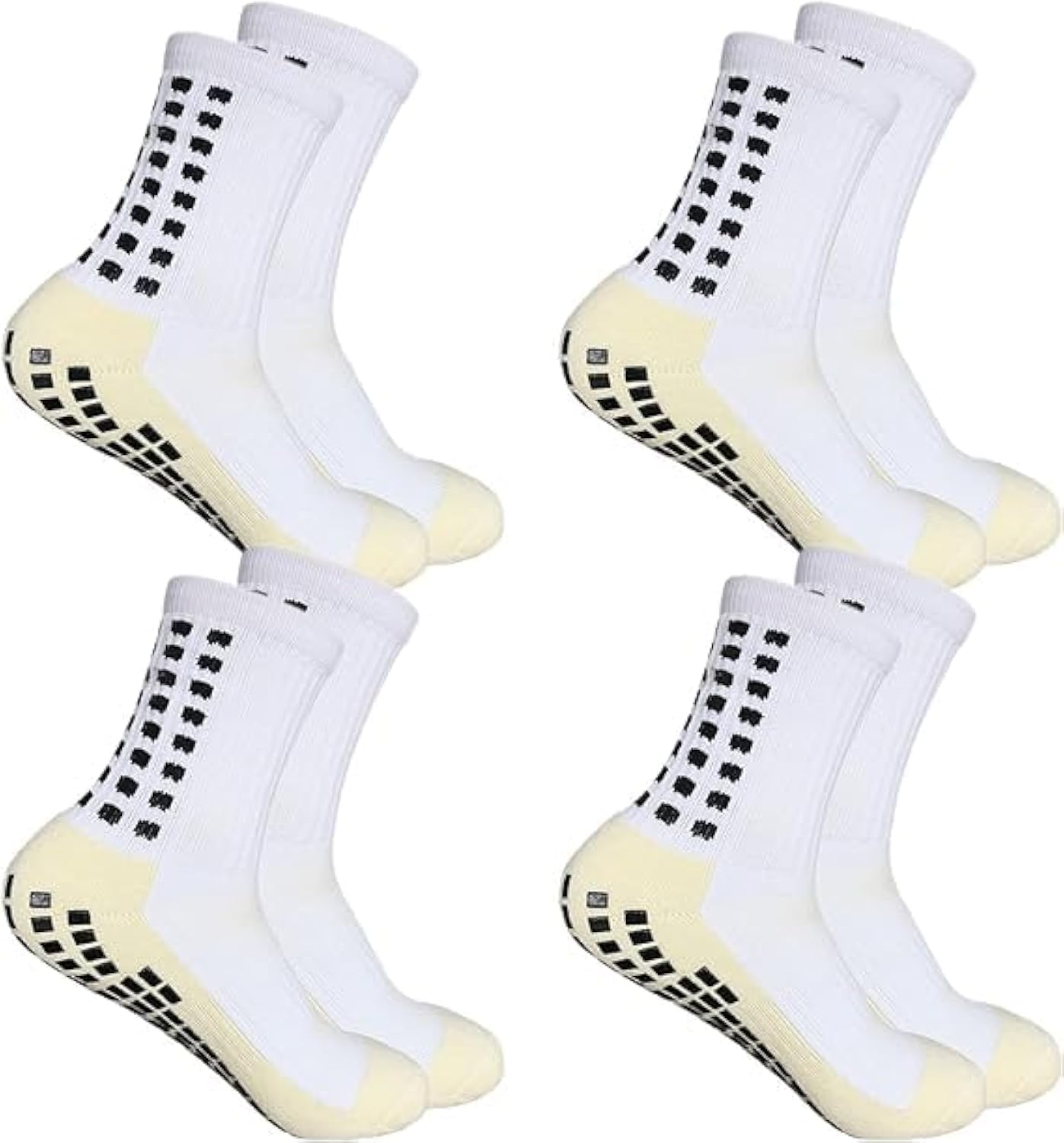 Men's Soccer Socks - Non Skid Anti Slip Socks for Football Basketball Hockey Rug...