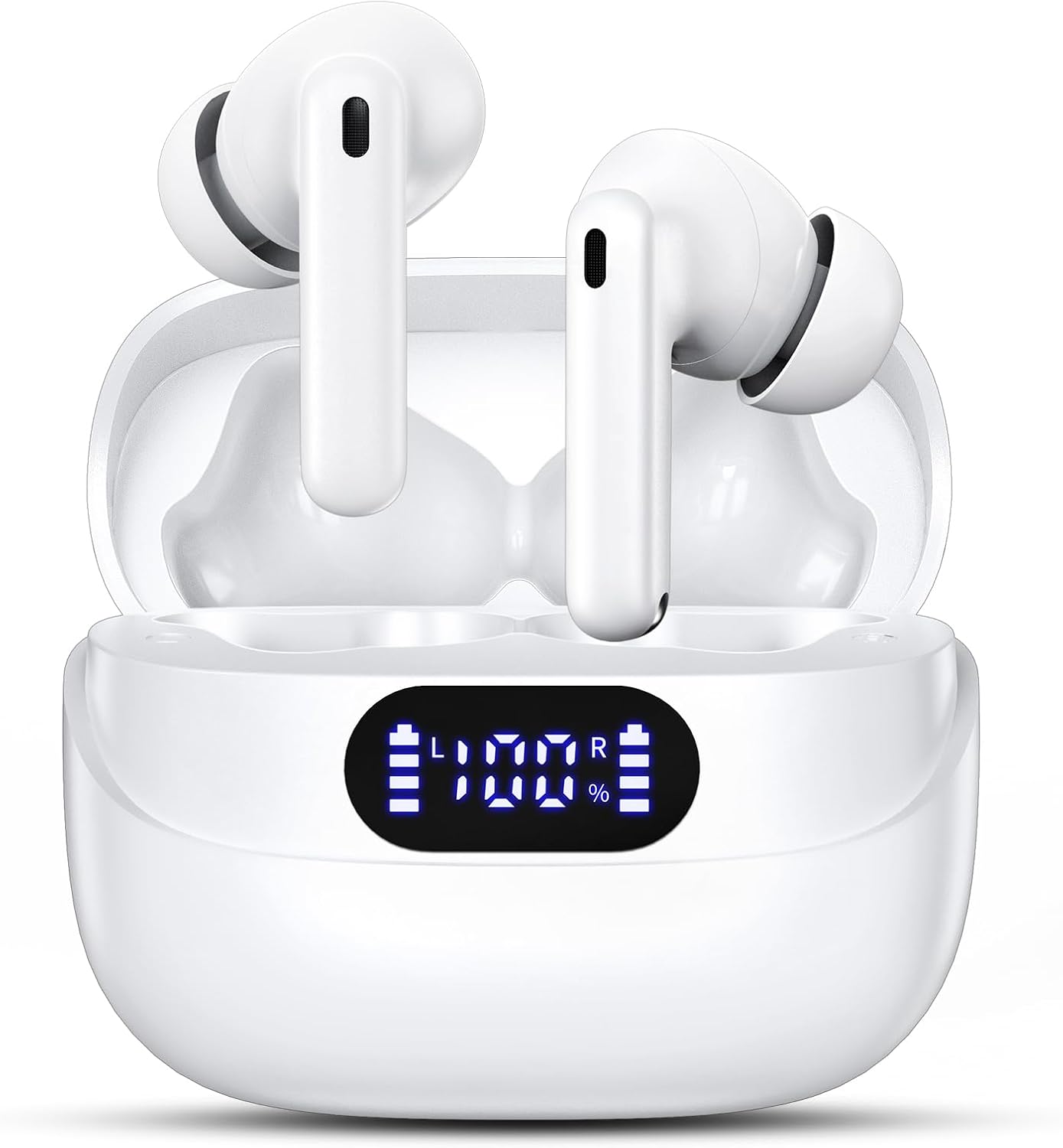 Wireless Earbuds, 42H Playtime Bluetooth 5.3 Headphones, HiFi Stereo Call Noise...