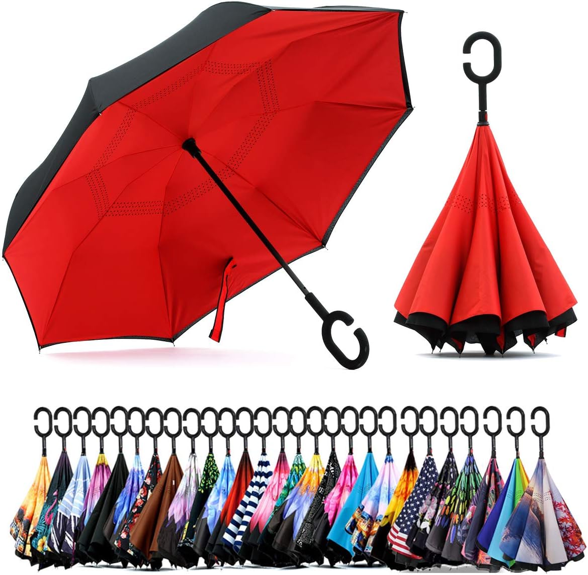 SIEPASA Umbrella, Special Inverted Reverse Upside Down Umbrella, Innovative Extr...