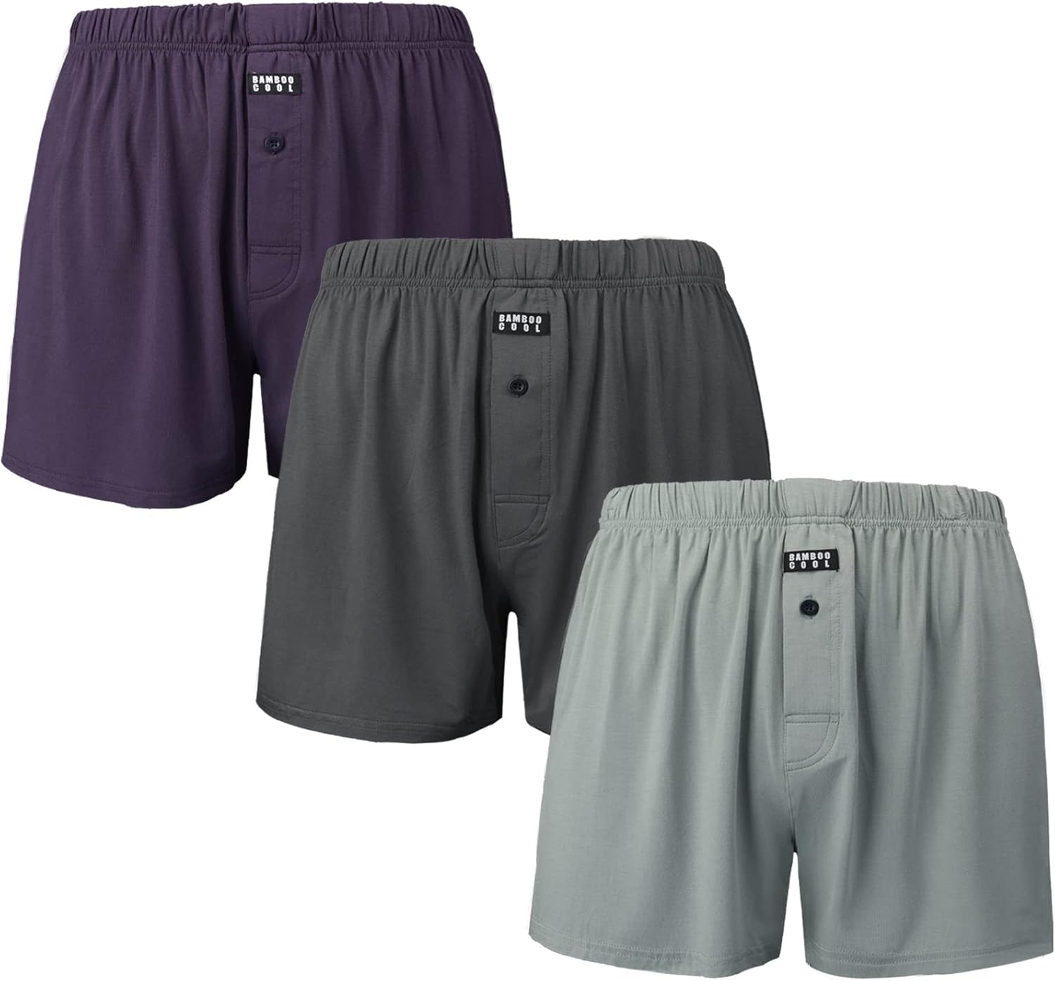 BAMBOO COOL Men's Boxers, Special Underwear Boxer Shorts for Men, Classic Lounge...