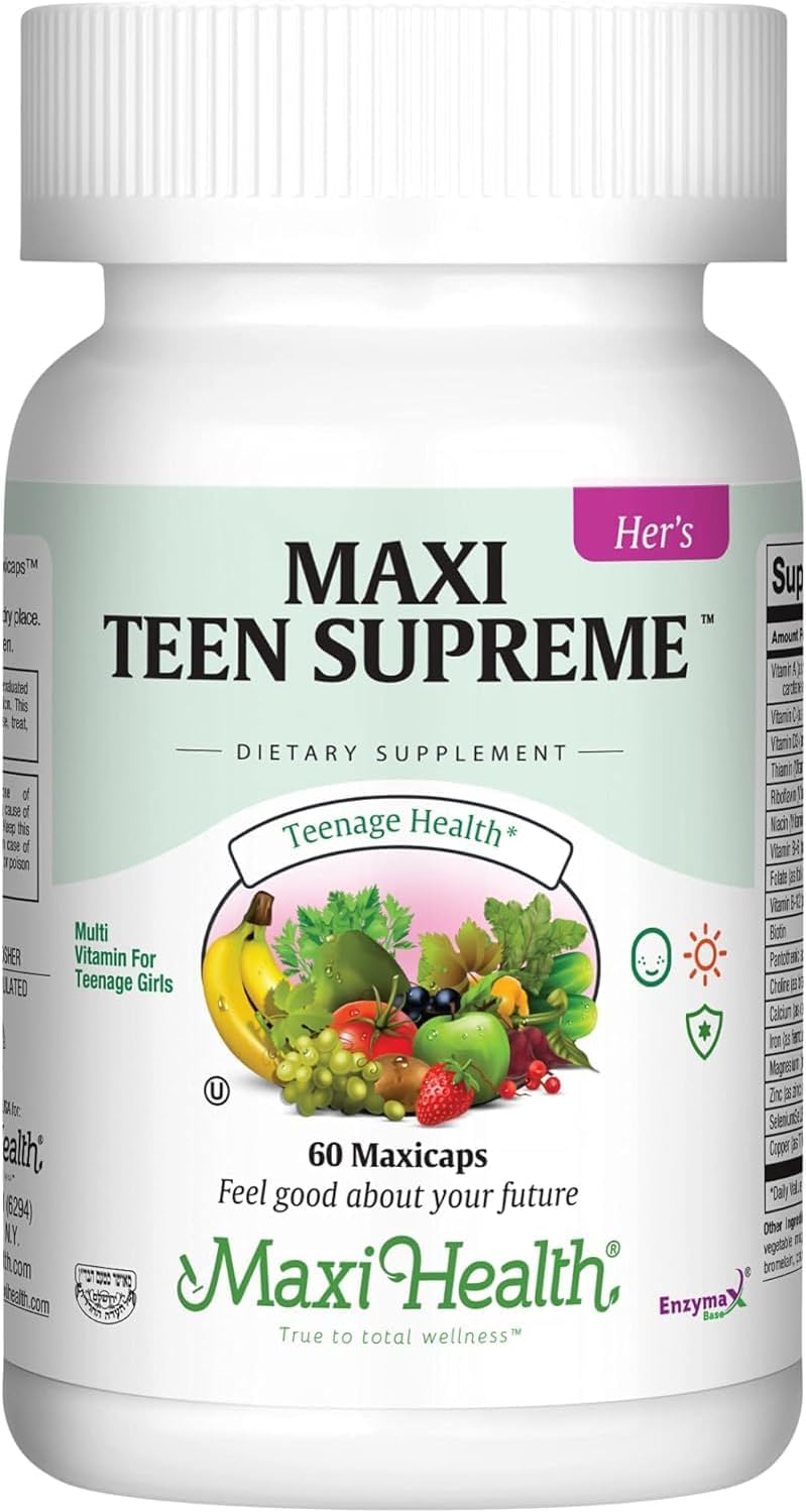 **Best Maxi Health Teen Supreme Hers Vitamins, Special Women's Multivitamin for...