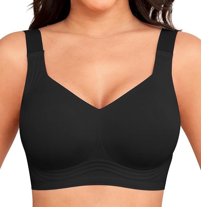 Yommay Bras for Women No Wired Full Coverage Bras Comfort Ladies Sleep Everyday...