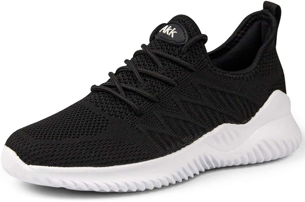 Akk Womens Walking Tennis Shoes - Slip On Memory Foam Lightweight Casual Sneaker...