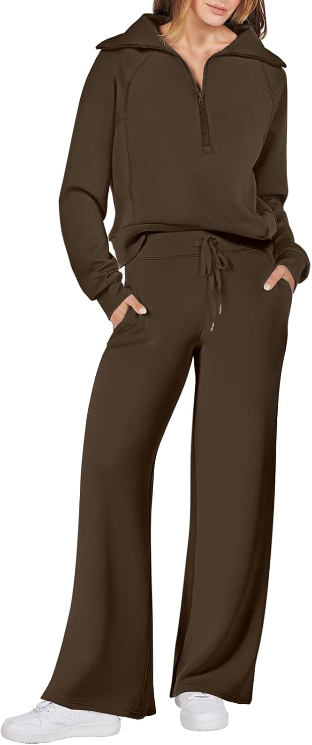 ANRABESS Women 2 Piece Outfits, Special Sweatsuit with Oversized Sweatshirt, Inn...