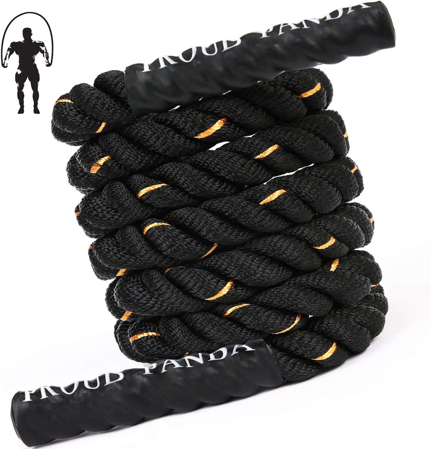 Heavy Jump Ropes for Fitness 2LB/3LB/5LB,Weighted Adult Skipping Rope Exercise B...