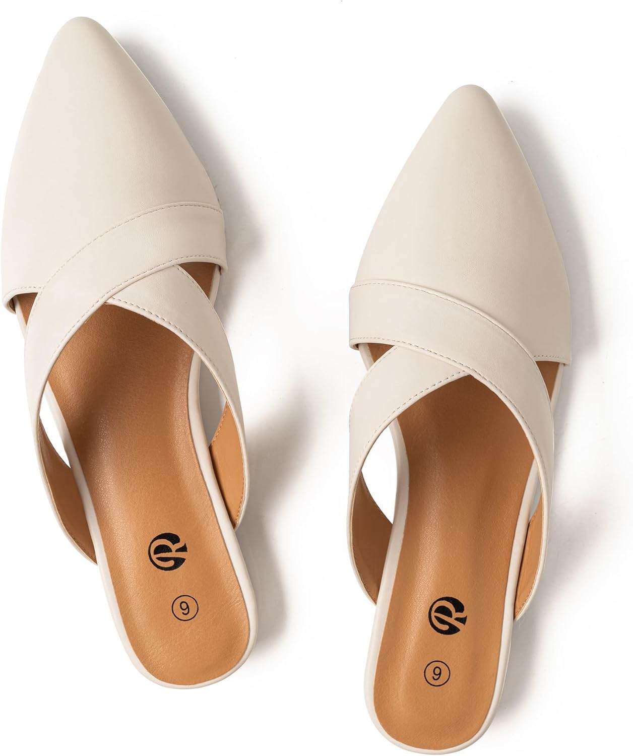 Elegant Rekayla Women’s Mules, Stylish Closed Pointed Toe Loafer Shoes, Comforta...