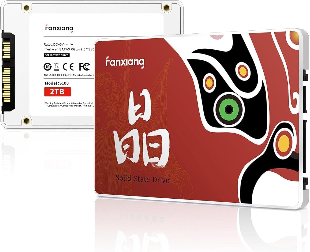 fanxiang S100 2TB SSD SATA III 2.5" Internal Solid State Drive, Read Speed up to...