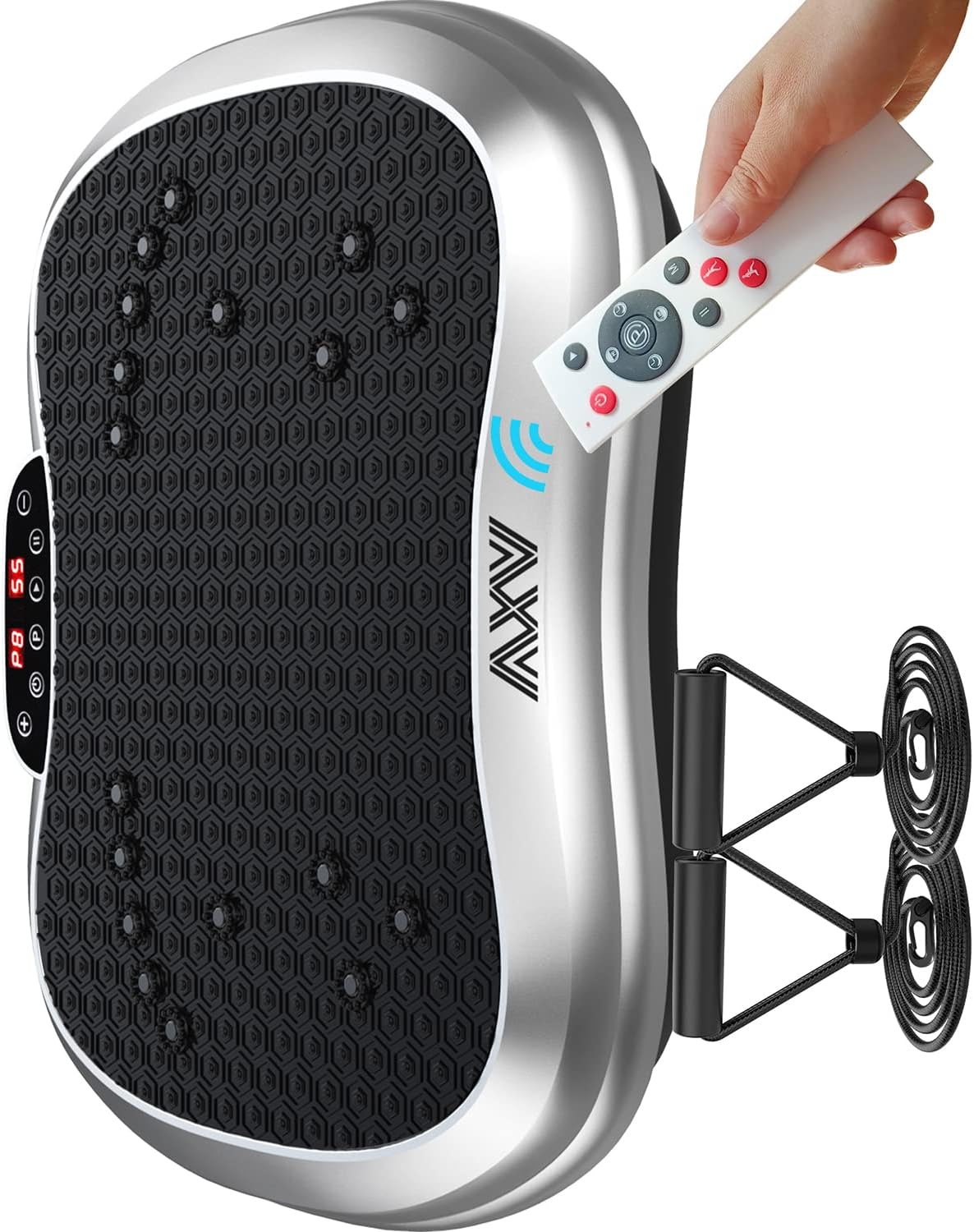 AXV Vibration Plate Exercise Machine Whole Body Workout Portable Mini Vibrate Fi...