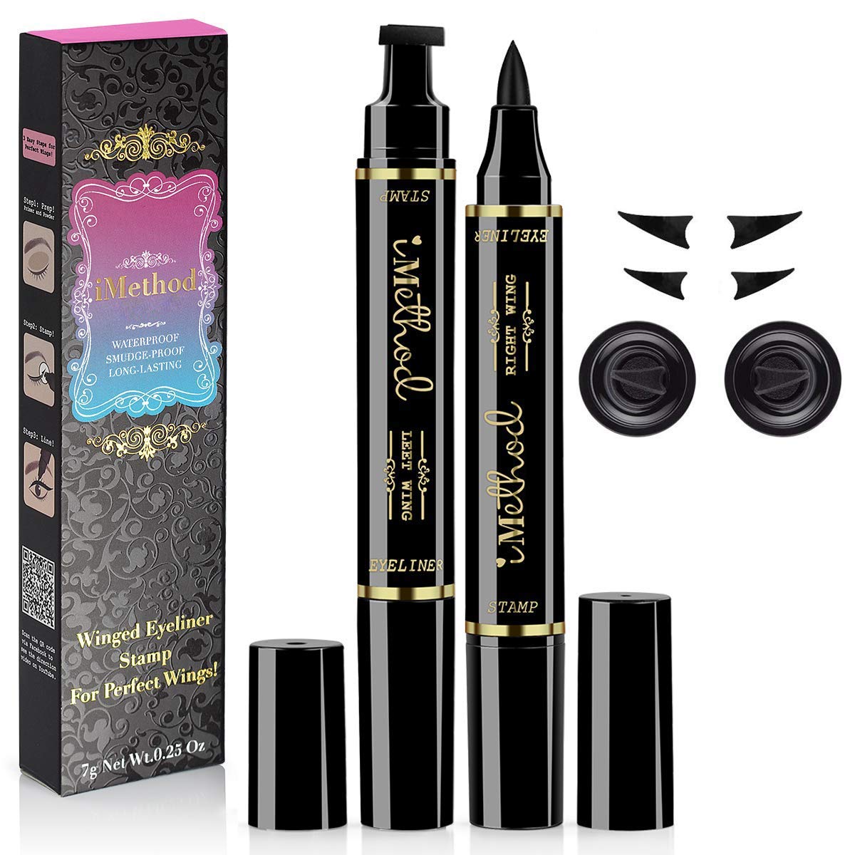 iMethod Eyeliner Stamp, Special iMethod 2 Pens Winged Eyeliner Stamp, Innovative...