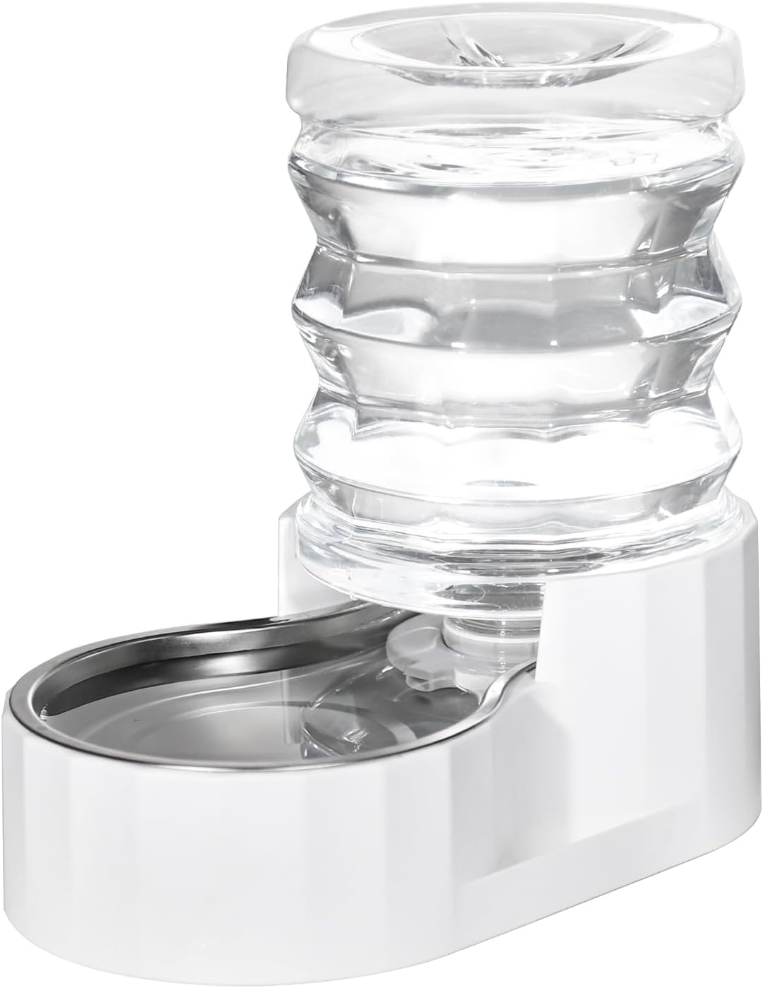 RIZZARI Automatic 5L Pet Waterer, Gravity Stainless Steel Water Dispenser, 100%...