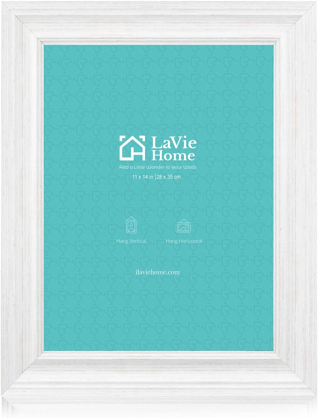 LaVie Home Photo Frame, Special 11x14 Picture Frames (1 Pack, Distressed White),...