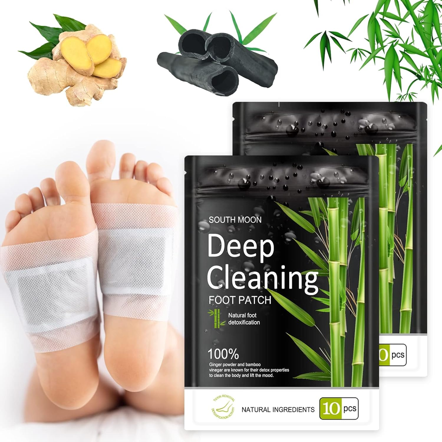 Detox Foot Patches 20 Pcs Detox Foot Pads,Foot Detox Pads to Remove Toxins Deep...
