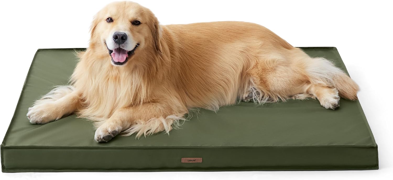 Lesure XL Waterproof Dog Bed, Special Outdoor Dog Bed with Oxford Fabric Surface...