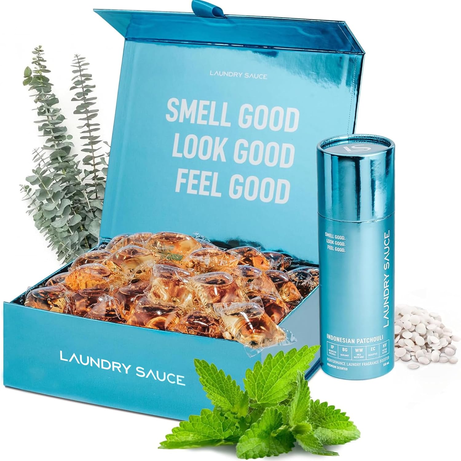 Laundry Sauce - Luxury Scented Laundry Detergent Pods & Scent Booster Bundle (In...