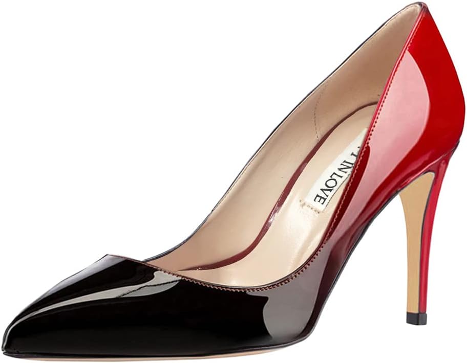 JOY IN LOVE Women's Shoes, Special Pumps with 3.5" High Heels, Innovative Pointy...