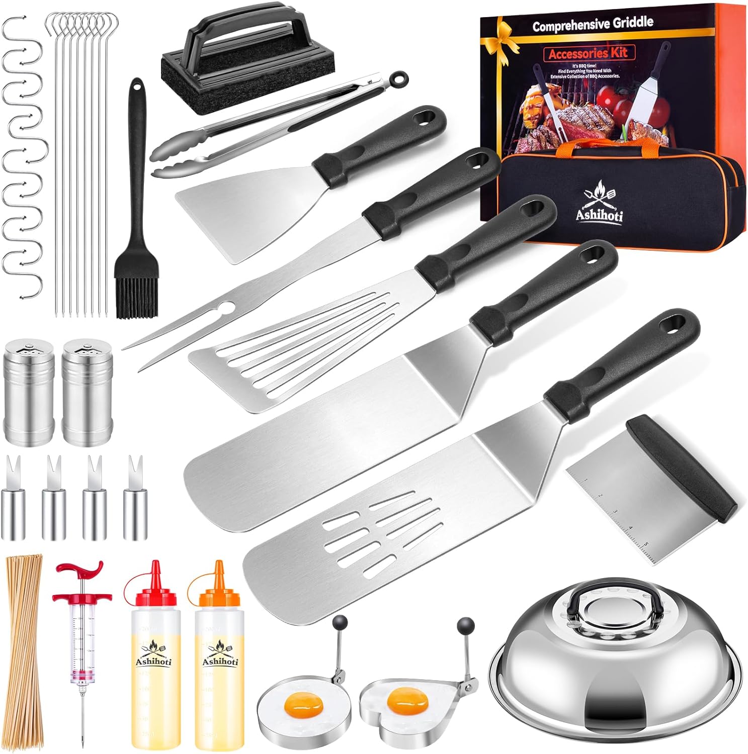 138PCS Griddle Accessories Kit,Grill Accessories for Blackstone Flat Top Set and...